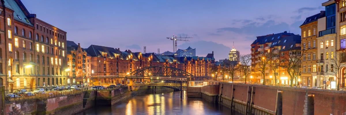 90-minute Hamburg Evening Harbor + Speicherstadt Cruise