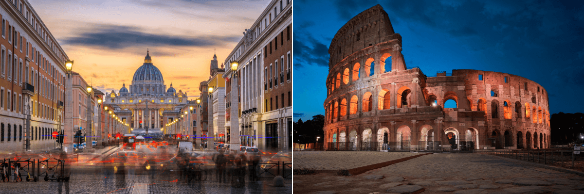 Vatican to Colosseum