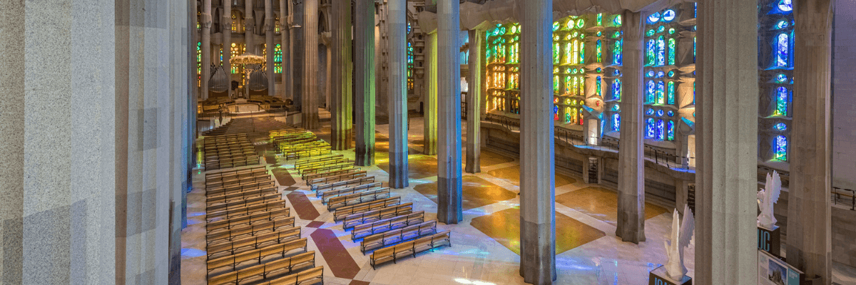 Sagrada Familia Stained Glass Windows