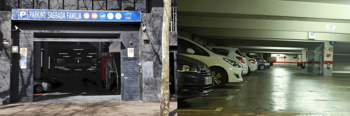 Parking Near La Sagrada Familia