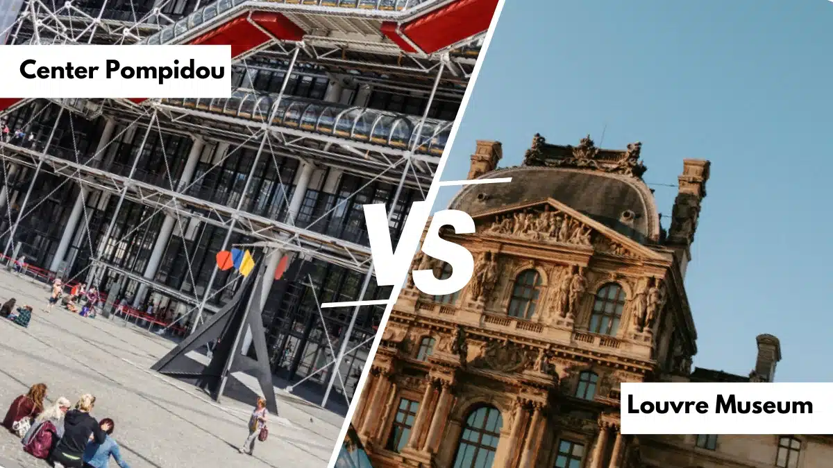 Center Pompidou vs Louvre Museum|