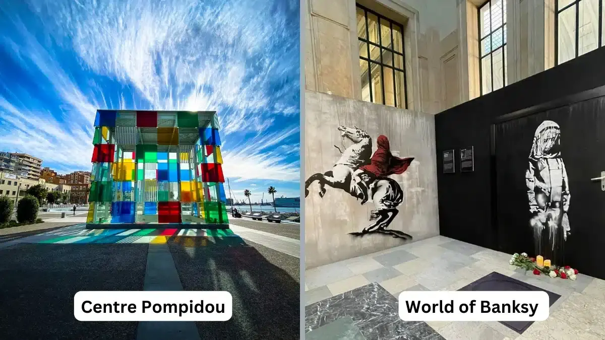 Centre Pompidou and World of Banksy