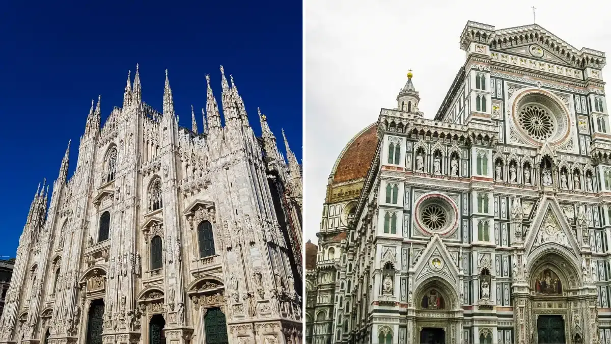 Duomo Florence vs Duomo Di Milano|Duomo Di Milano vs duomo florence