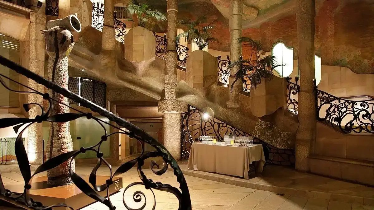 Explore Inside Casa Mila|Facade and Iron Balconies casa mila|Beautiful Courtyard|Rooftop at Casa mila|Casa Milà Attic|Espai Gaudi – A Visual Room|Pedrera Apartment|Alhambra Museum|Casa Mila Night Experience|Casa Mila architecture at