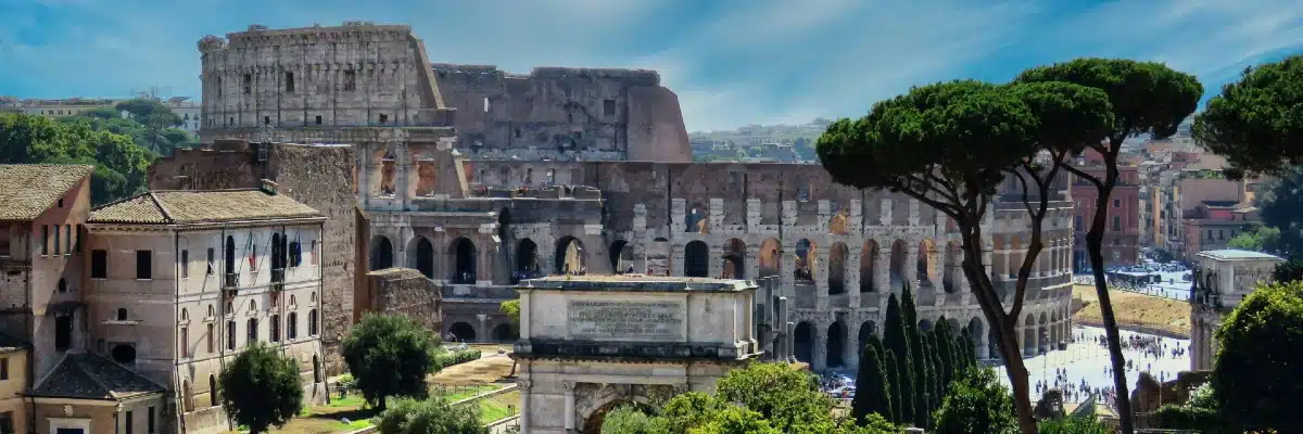 Exterior of the Colosseum
