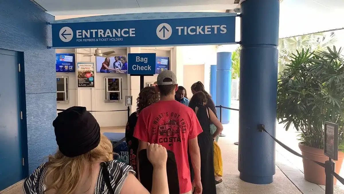 Florida Aquarium entry ticket