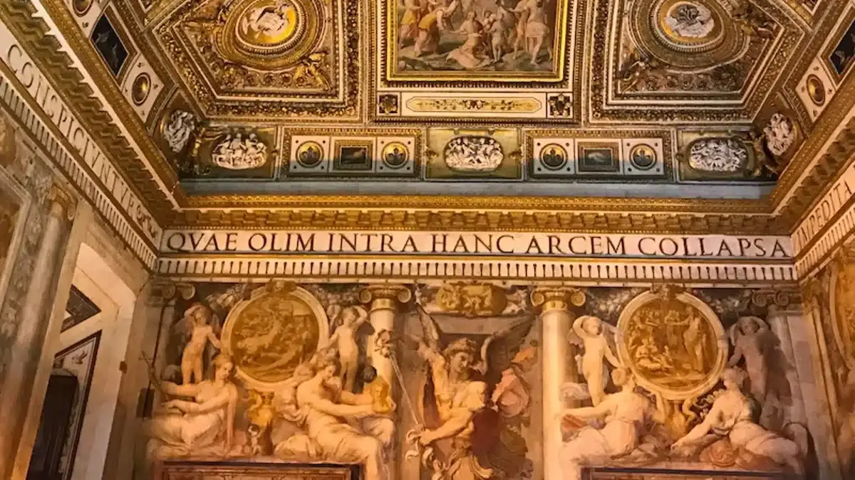 Inside Castel Sant Angelo
