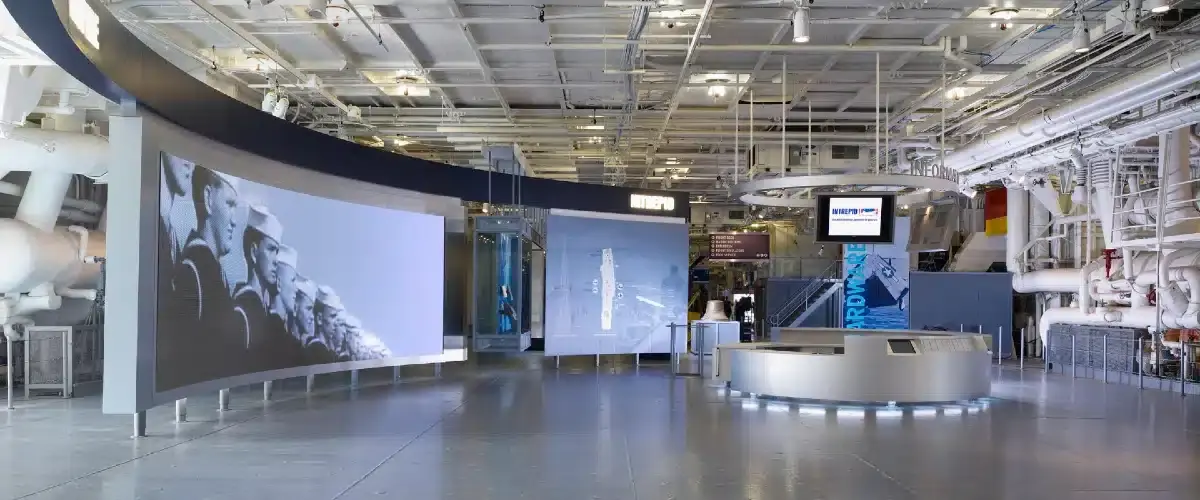 Inside Intrepid Museum