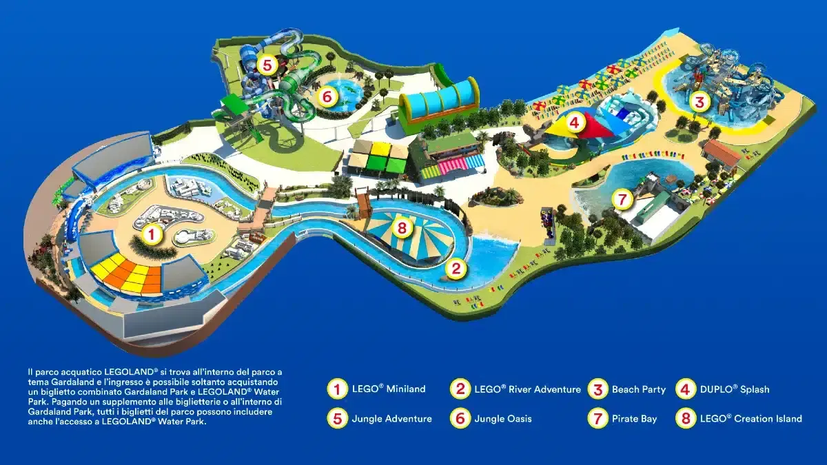 Map of Gardaland Park
