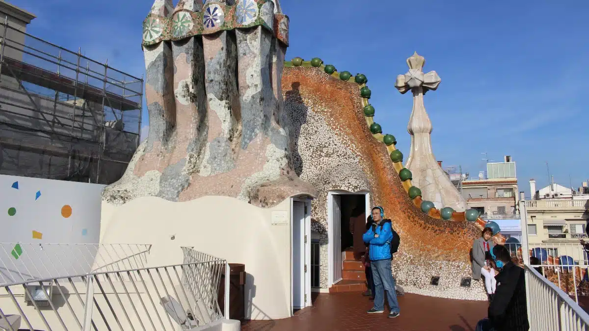 casa batllo roof terrace