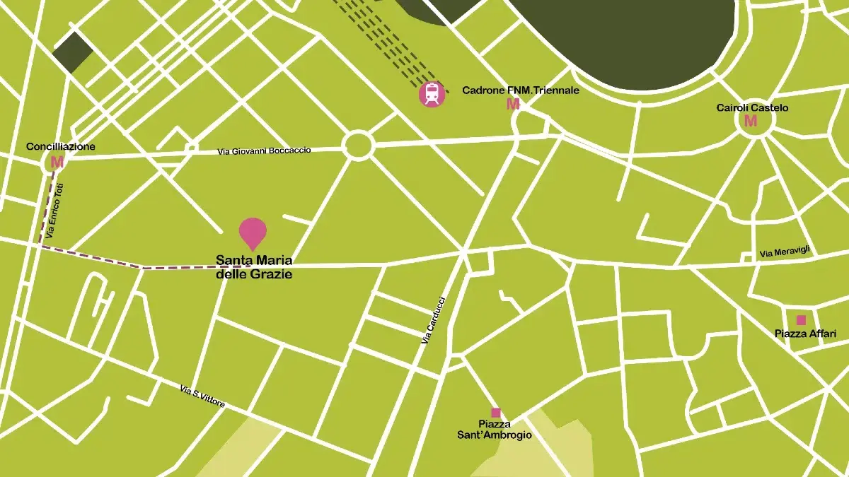 Santa Maria delle Grazie Map