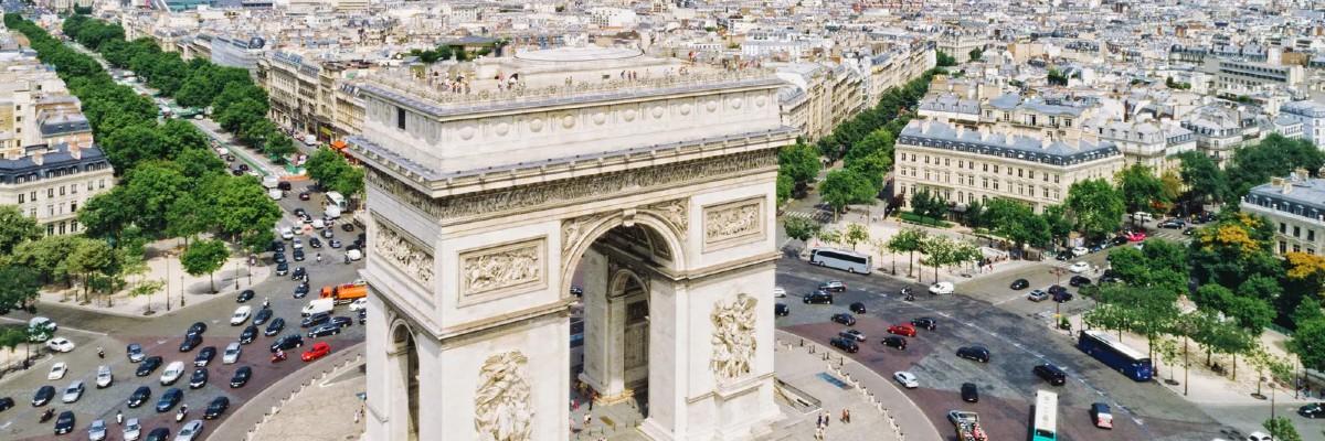 View from Arc de Triomphe new