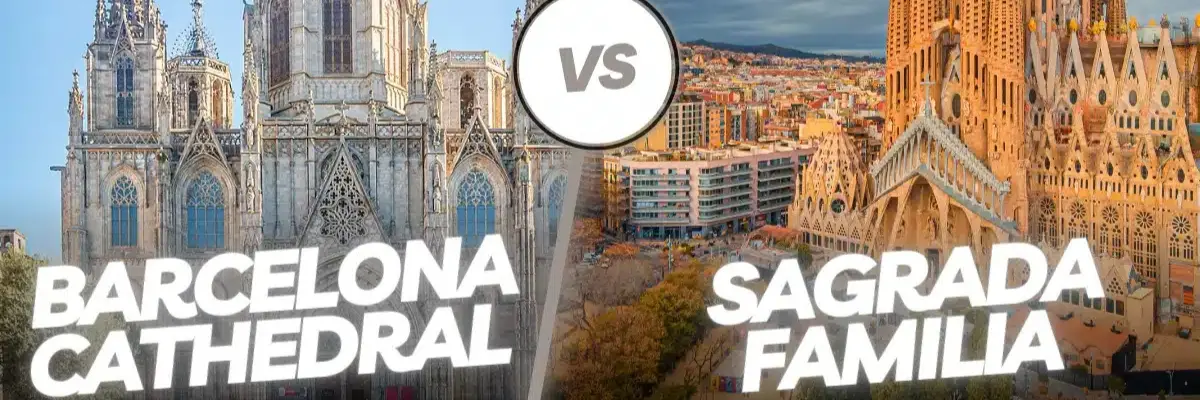 Barcelona Cathedral vs Sagrada Familia