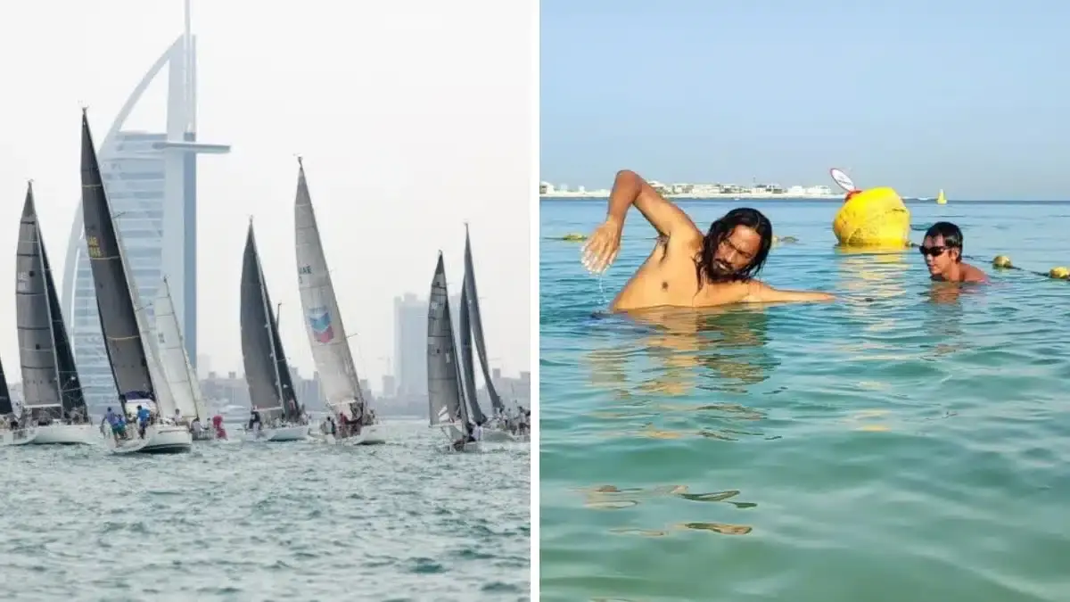 Dubai Marina Sailing Tour with BBQ and Swimming