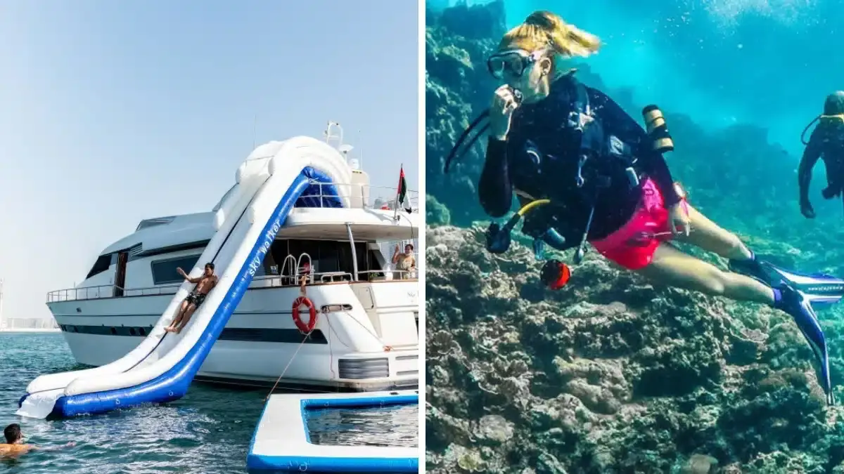 Dubai Yacht Ride & Slide