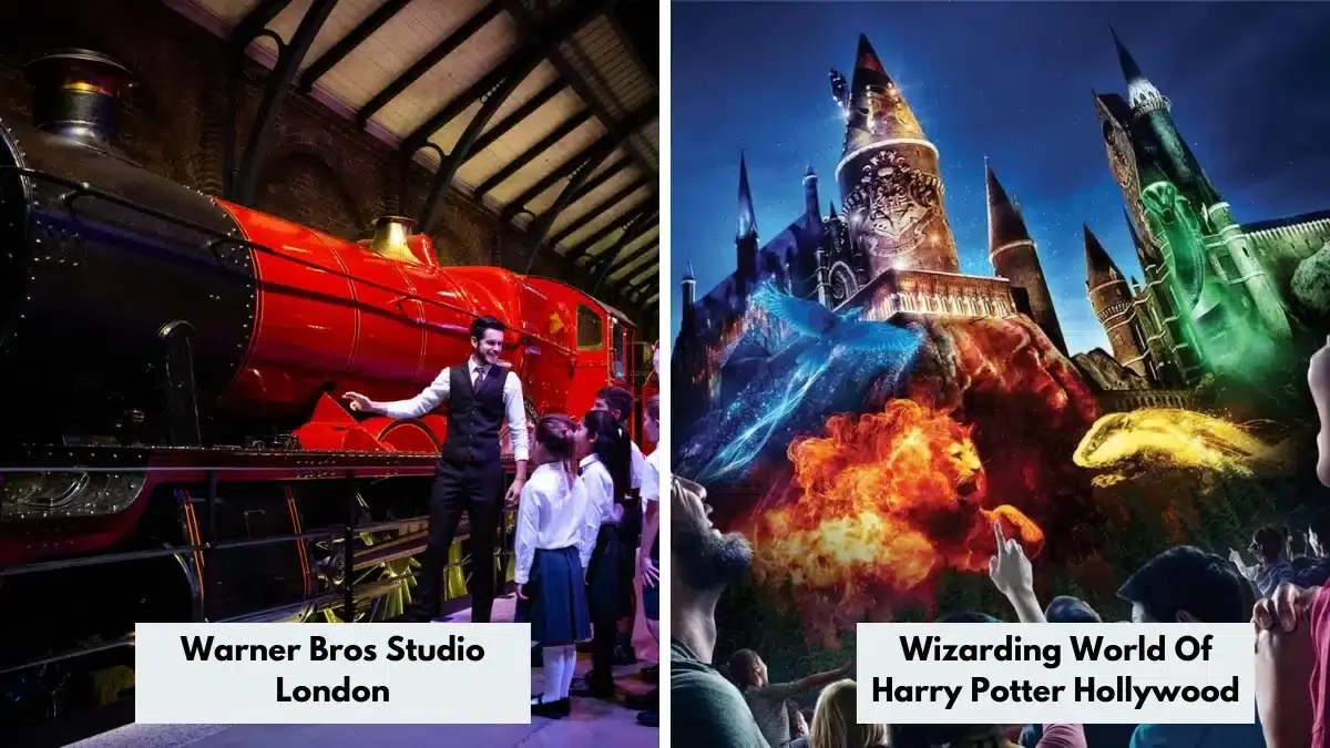 Warner Bros Studio London Vs Wizarding World Of Harry Potter Hollywood