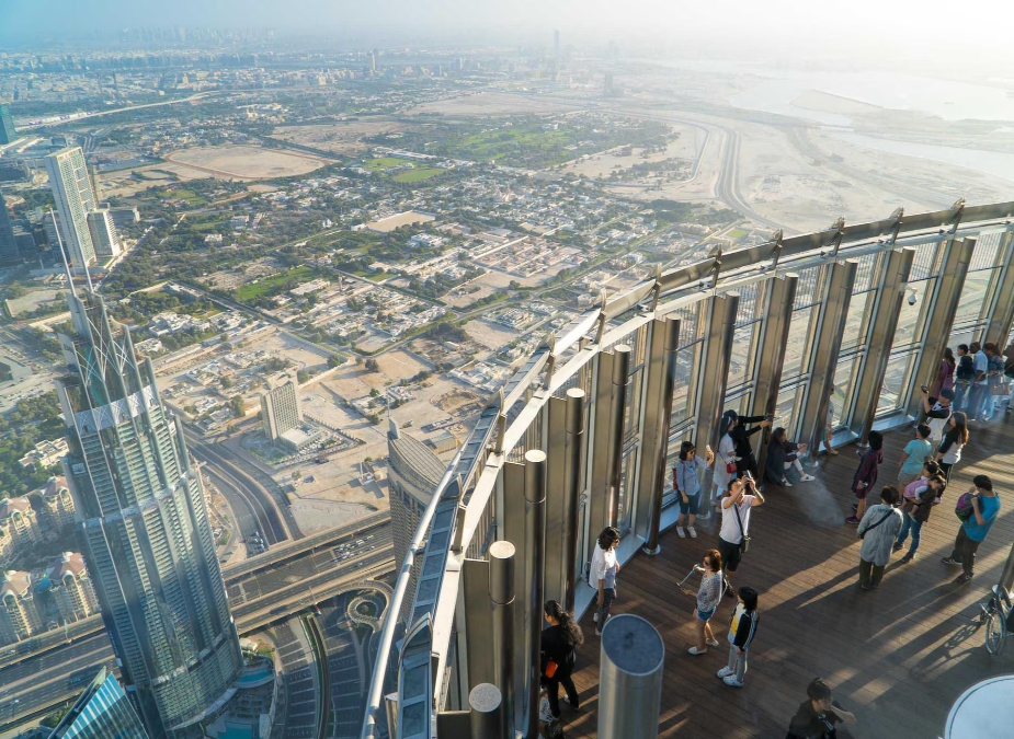 Views from the Top of Burj Khalifa