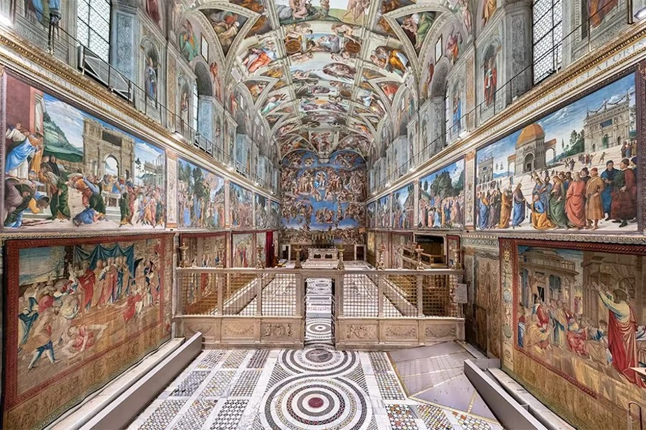 Be amazed by the Sistine Chapel