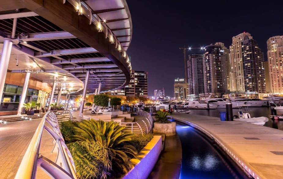 Dubai Marina Walk.