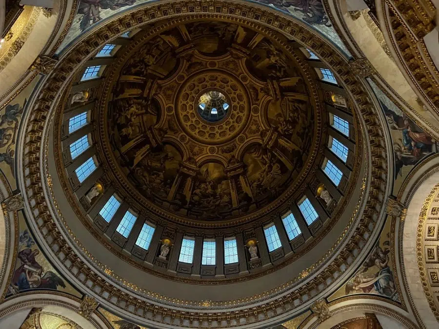 Inside St Paul’s Cathedral Dome