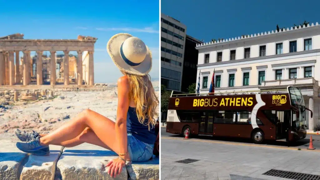 48-hour Hop On Hop Off Bus Ticket & Acropolis Entry Ticket