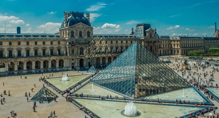 The Louvre Museum was initially built as a fortress