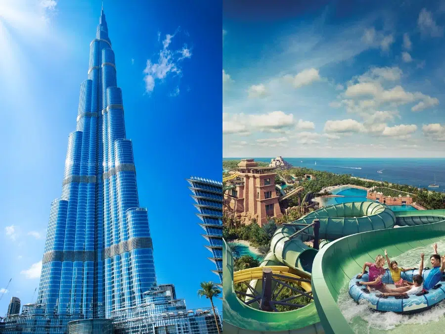 Burj Khalifa and Aquaventure Water Park Combo Ticket