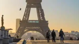 Eiffel Tower in Winter