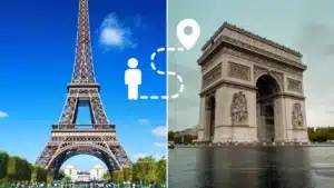 Eiffel Tower to Arc de Triomphe|Eiffel To Louvre Museum