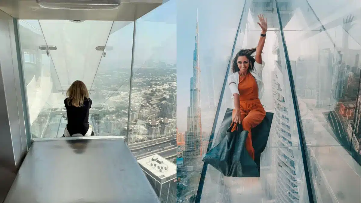 Glass Slide at Dubai