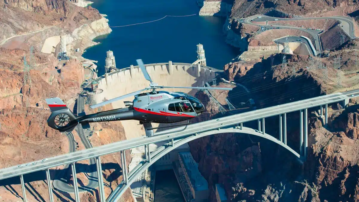Hoover Dam helicopter tour from Las Vegas