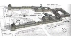 Louvre Museum Map|Denon Wing|Christ detached from the Cross louver|Statue of Ebih II|Maximilian’s Hunt|Moneychanger and his Wife|Panel Depicting a Poetry Contest|Statue of Marcellus louvre|The Dying|Liberty leading the people|French Crown Jewels|Sully Wing|Sully Wing|Richelieu Wing|Lion & the Serpent|Inside an Assyrian Palace||Virgin of Jeanne of Evreux|Lacemaker|saint mary magdalene louvre|L’Europeenne’|Cycladic Idol|The Dying Slave|Sculpture from Malo Island|Mona Lisa|Winged Victory of Samothrace|Richelieu Wing|Denon Wing