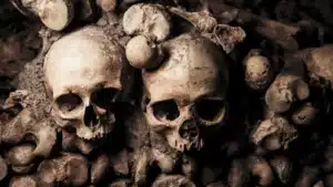 Paris Catacombs at Night