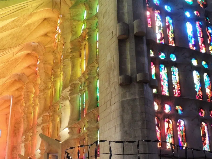 Stained Glass Windows inside