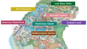 Tokyo Disneyland Resort Map|Tokyo DisneySea Map
