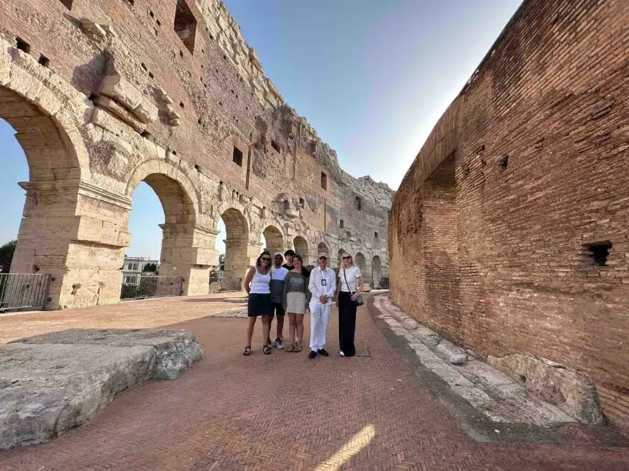 VIP Visitor colosseum