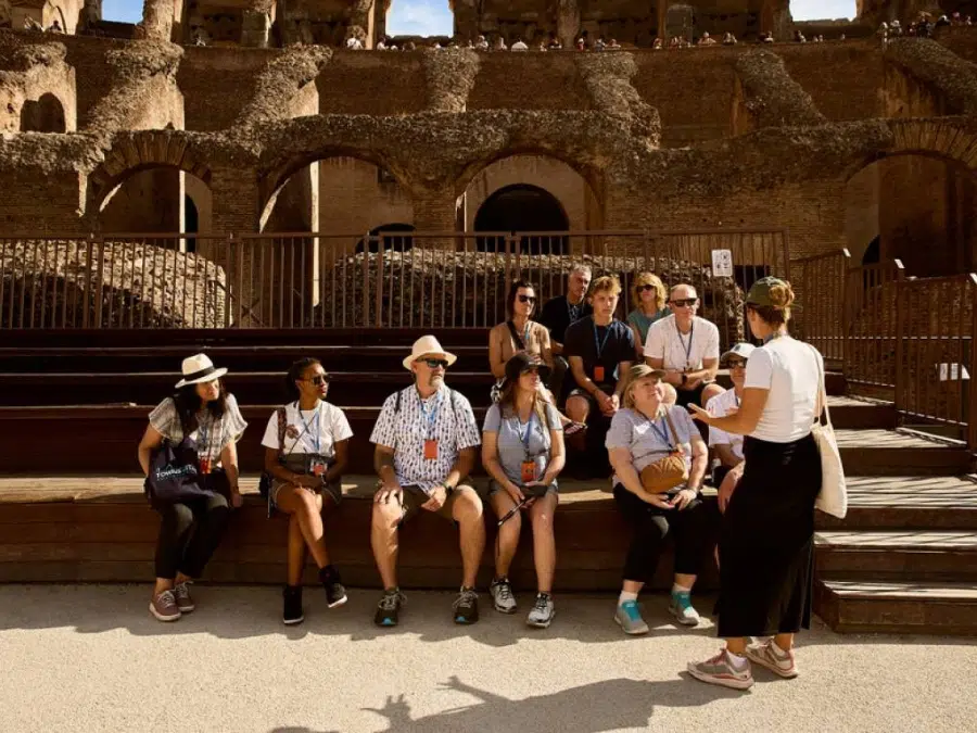 pre-booked group tour