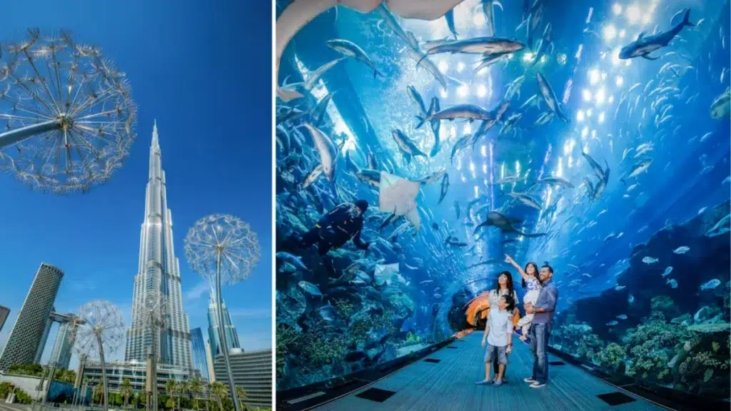 Burj Khalifa Level 124 & 125 and Dubai Aquarium Combo Ticket