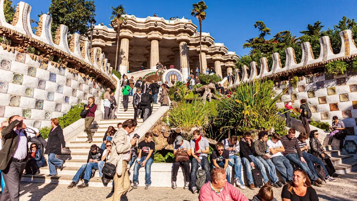 Exploring Park Guell Monumental Zone