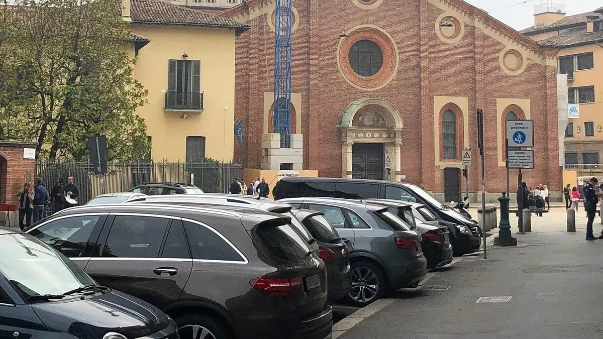 Parking near Santa Maria delle Grazie