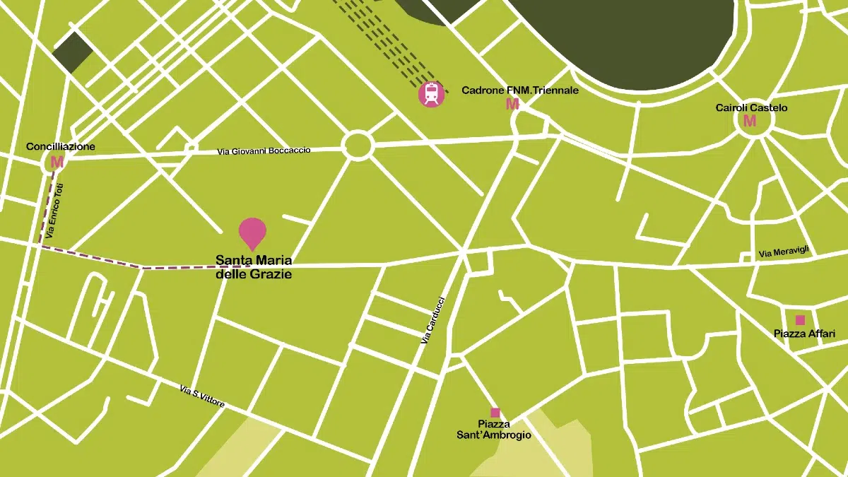 Santa Maria delle Grazie Map